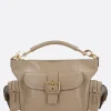 Camera Bag media in pelle lucida