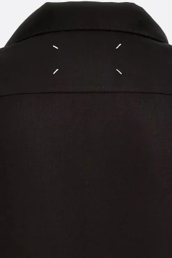camicia a maniche corte in viscosa
