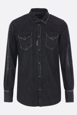 camicia Classic Western in denim