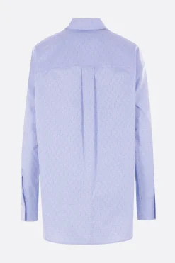 camicia Ferragamo Monogram in cotone Oxford