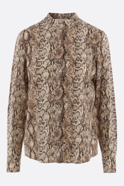 camicia Ilda in seta stretch