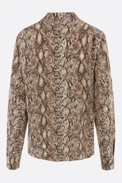 camicia Ilda in seta stretch