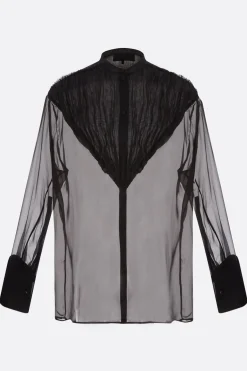 camicia in chiffon