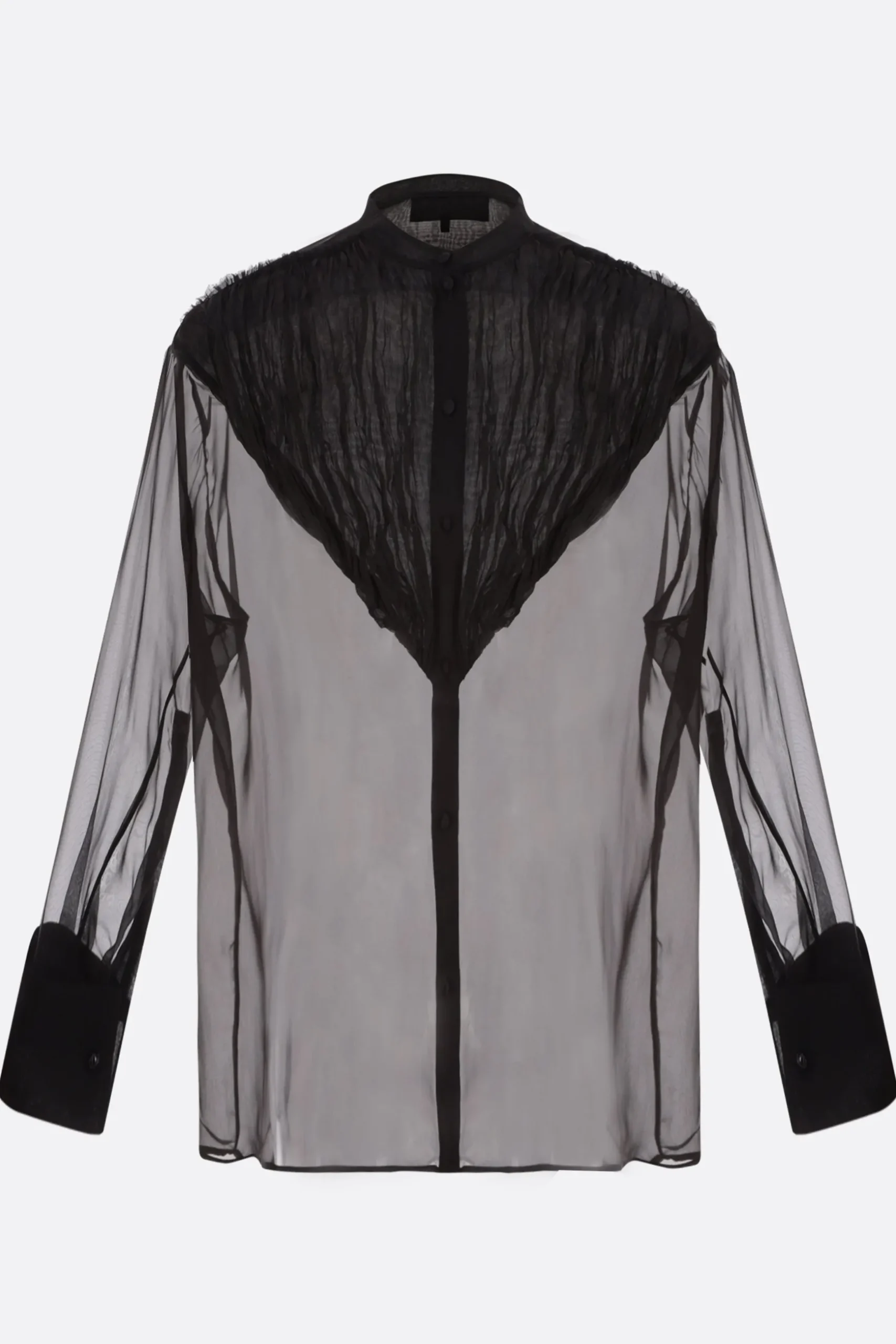 camicia in chiffon
