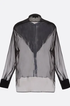 camicia in chiffon