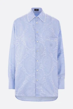 camicia in cotone Paisley