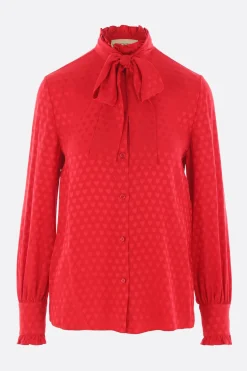 camicia in crepe stampa La Coeur De Coeur