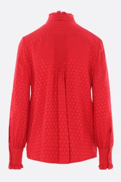 camicia in crepe stampa La Coeur De Coeur