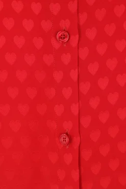 camicia in crepe stampa La Coeur De Coeur