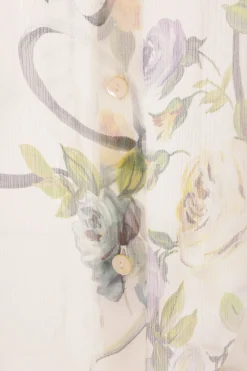 camicia in creponne stampa floreale