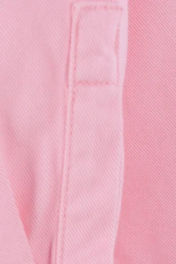 camicia in denim stampa grafica