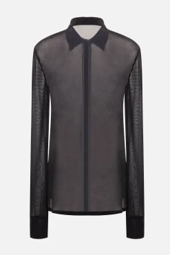 camicia in jersey crepe