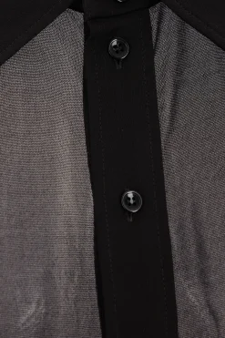camicia in jersey crepe