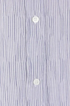 camicia in misto cotone a righe
