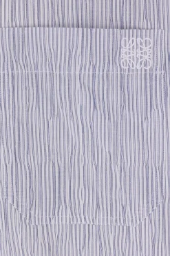 camicia in misto cotone a righe