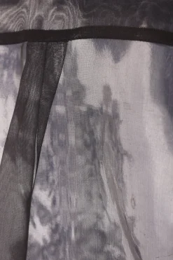camicia in organza con ricami
