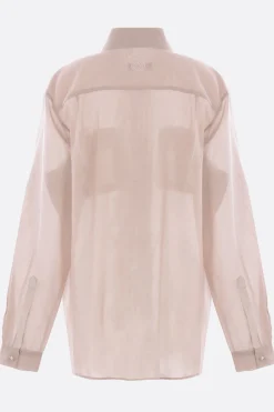 camicia in organza di cotone
