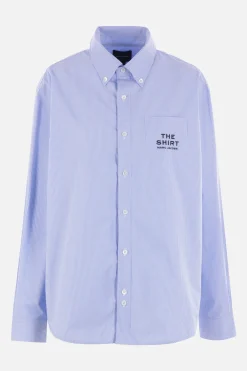 camicia in popeline a righe