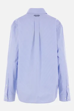 camicia in popeline a righe