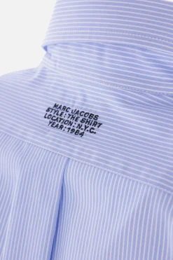camicia in popeline a righe