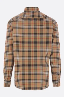 camicia in popeline Check