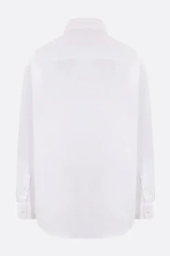 camicia in popeline con doppio colletto