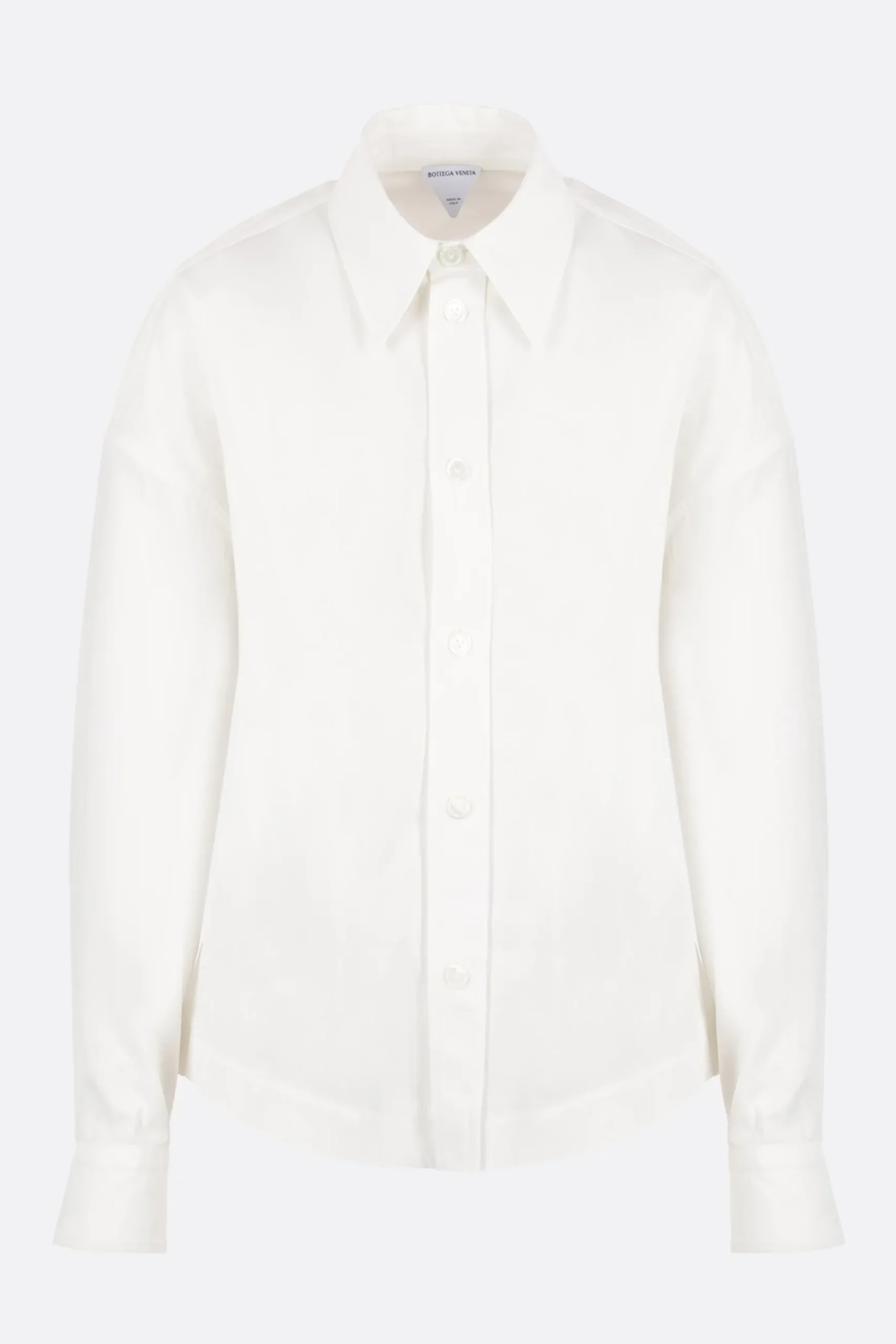 camicia in popeline con effetto balloon