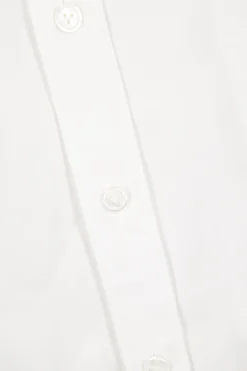 camicia in popeline con effetto balloon