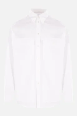 camicia in popeline ricamo Fendi Roma