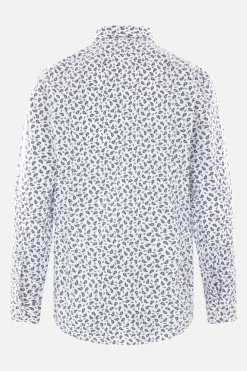 camicia in popeline stampa Paisley