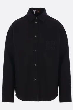 camicia in viscosa e lino