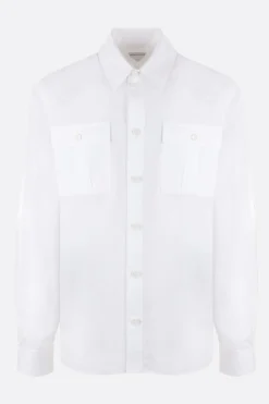 camicia loose-fit in popeline