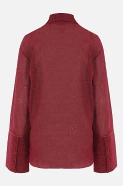 camicia Lumière in lurex