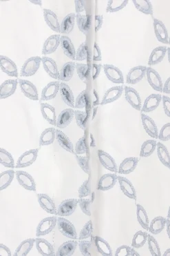 camicia oversize Bahia in pizzo sangallo