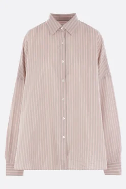 camicia oversize Casia in popeline a righe