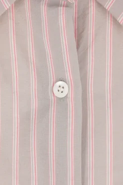 camicia oversize Casia in popeline a righe