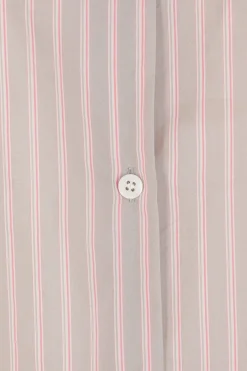 camicia oversize Casia in popeline a righe