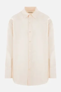 camicia oversize in faille