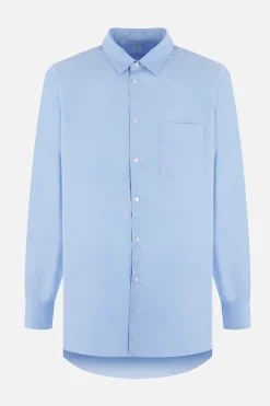 camicia oversize in popeline