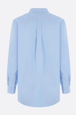 camicia oversize in popeline