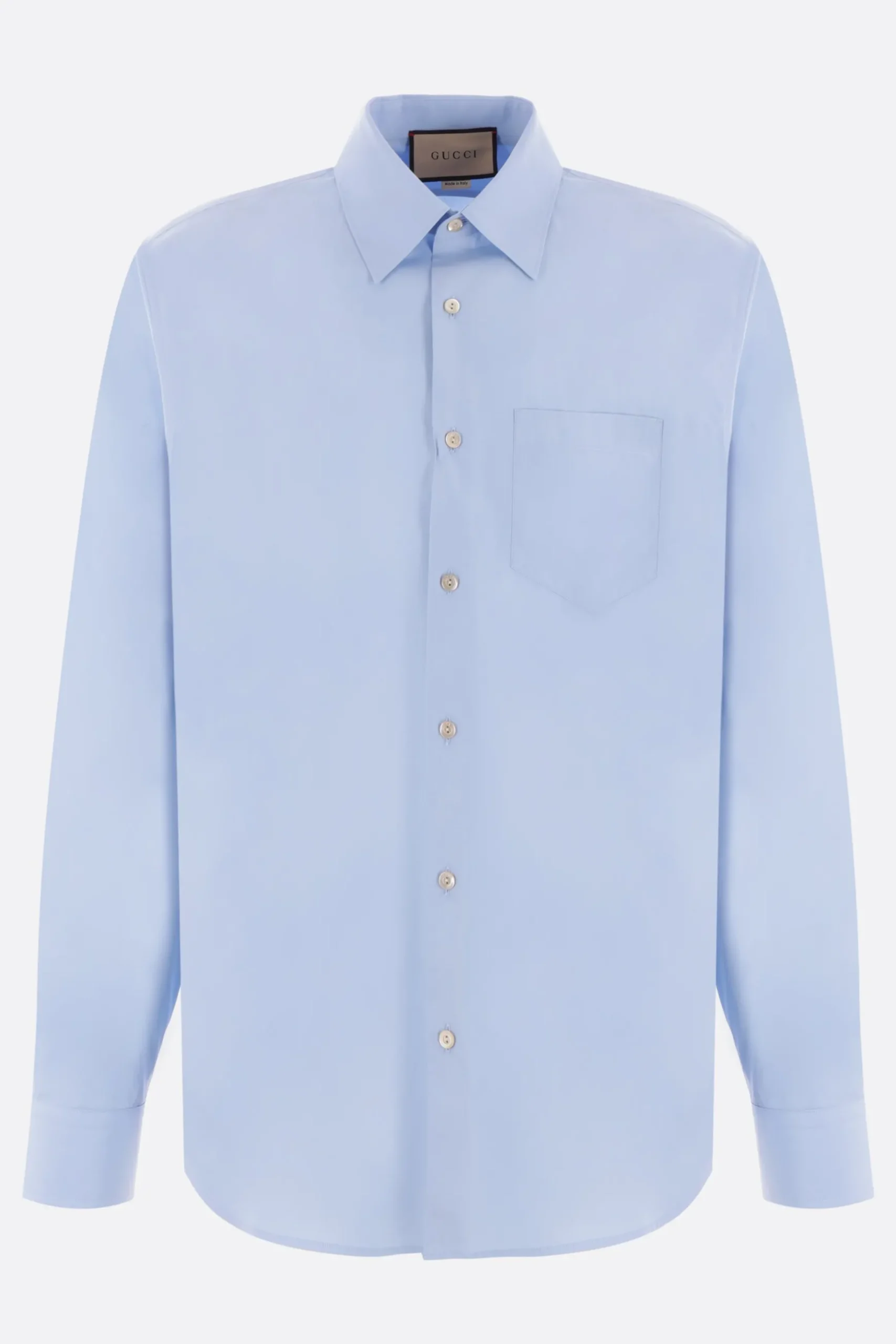 camicia oversize in popeline