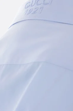 camicia oversize in popeline