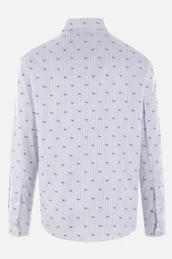 camicia Profile Fox in popeline a righe