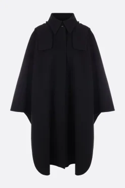 cappa oversize in lana e cashmere