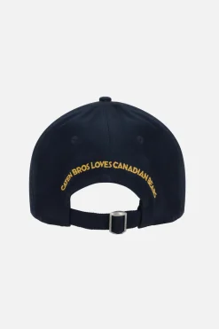cappello baseball in gabardine patch logo