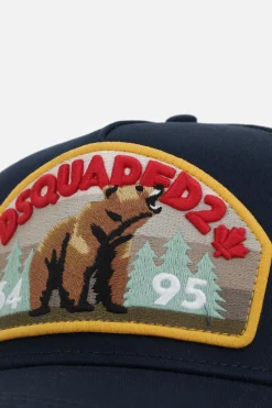 cappello baseball in gabardine patch logo
