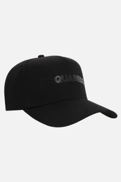 cappello baseball in gabardine stampa logo