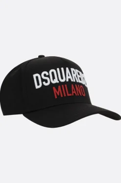 cappello baseball in gabardine ricamo logo