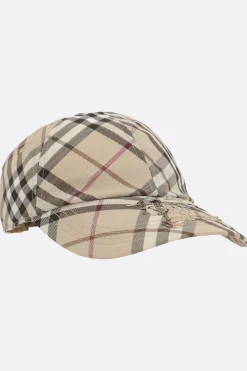 cappello baseball in twill Check