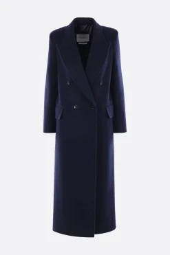 cappotto doppiopetto Albania in lana e cashmere